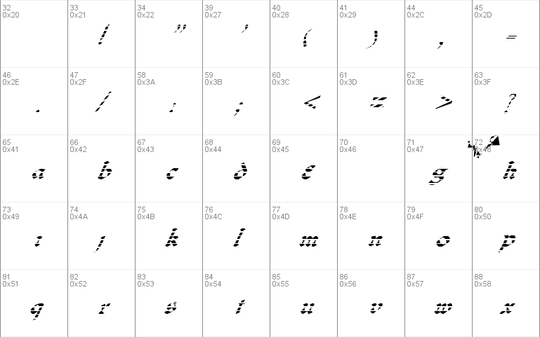 FZ JAZZY 33 STRIPED ITALIC