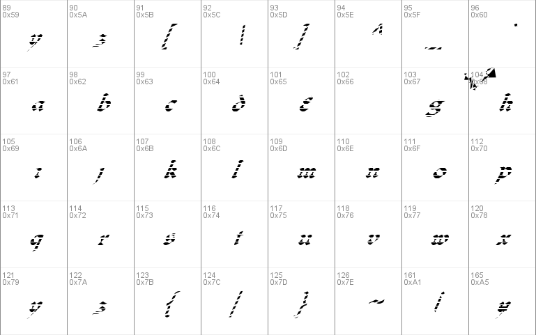 FZ JAZZY 33 STRIPED ITALIC