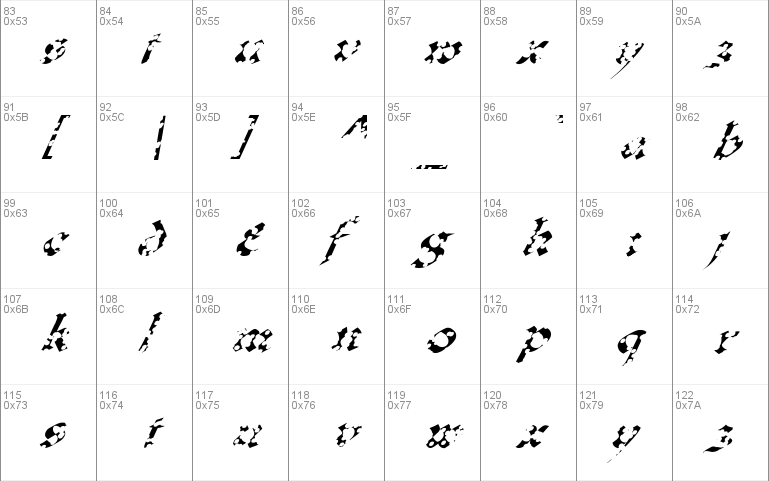 FZ JAZZY 33 HOLEY ITALIC