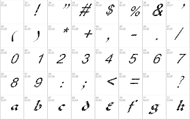 FZ JAZZY 33 CRACKED ITALIC