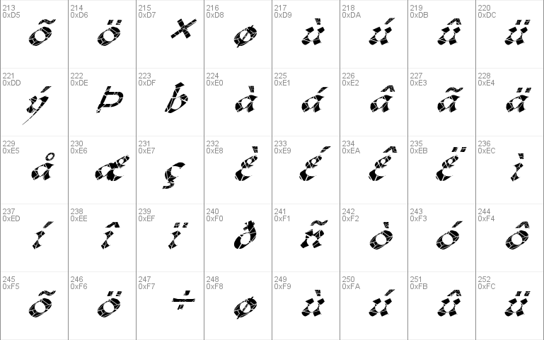 FZ JAZZY 33 CRACKED ITALIC