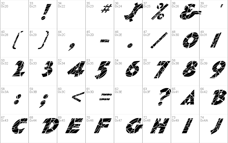 FZ JAZZY 32 CRACKED ITALIC