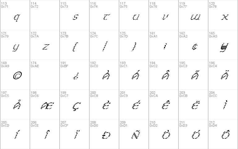 FZ JAZZY 31 STRIPED ITALIC