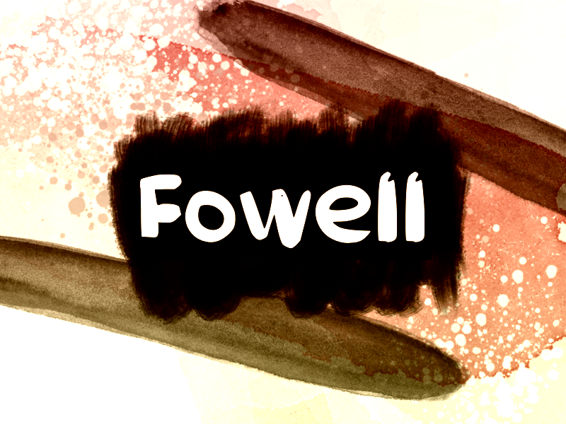 f Fowell