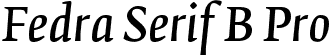 Fedra Serif B Pro