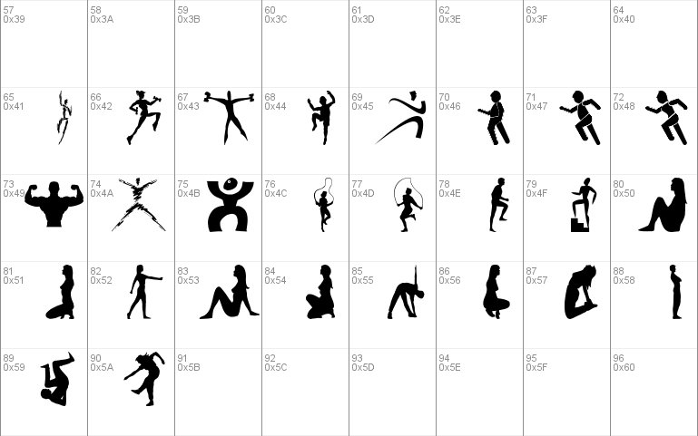 Fitness Silhouettes