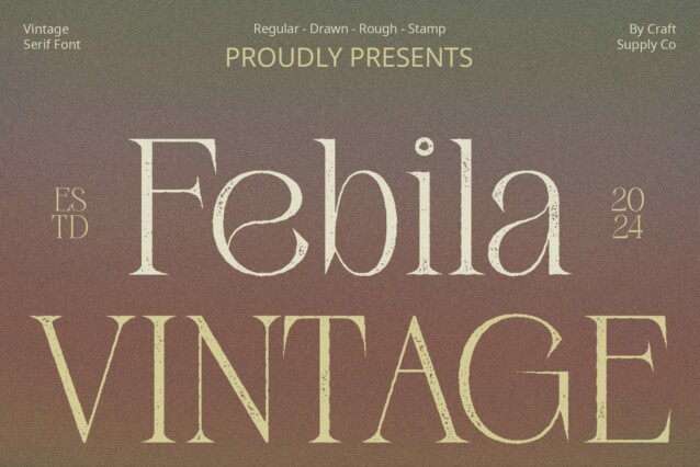 Febila Vintage Demo Stamp