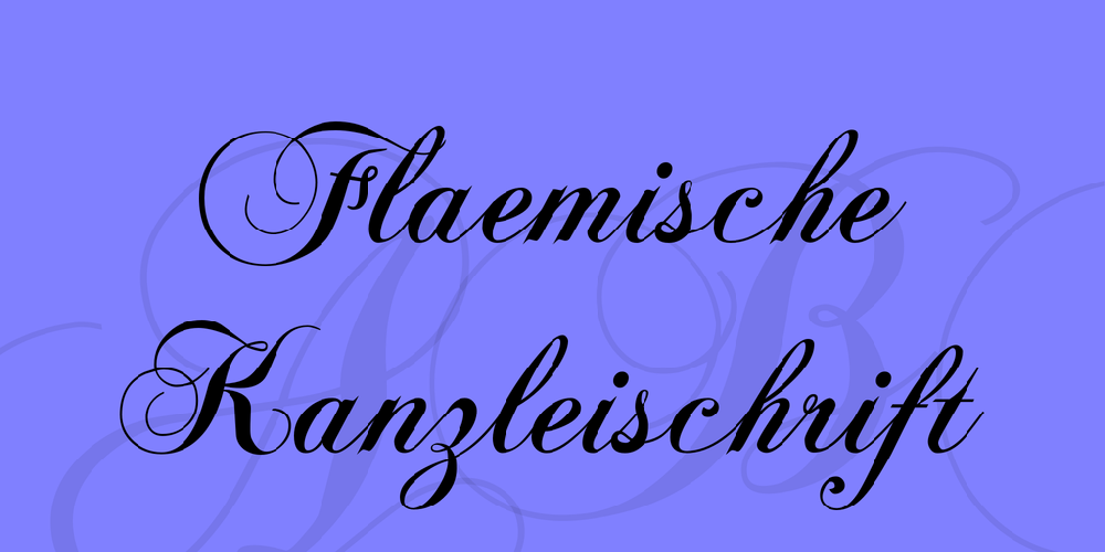 Flaemische Kanzleischrift