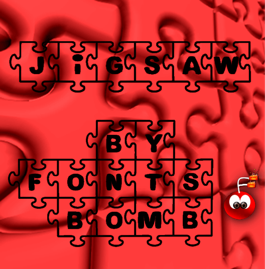 Fonts Bomb Jigsaw