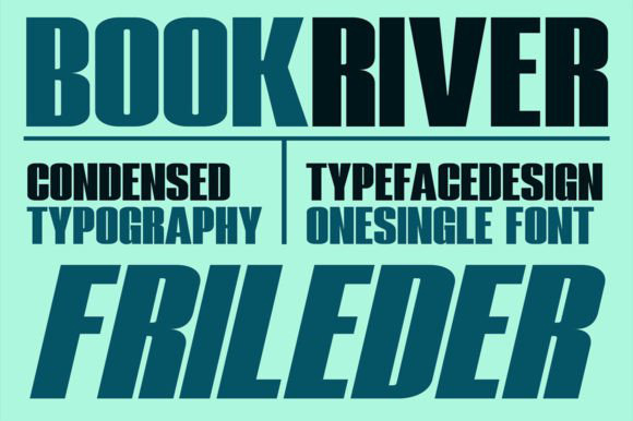 Frileder Typeface Slant