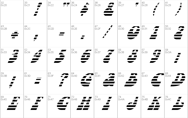 FZ JAZZY 16 STRIPED ITALIC