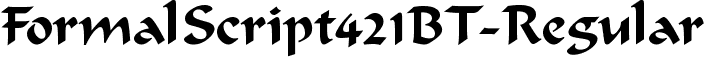 FormalScript421BT-Regular