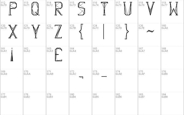 Flexure Font