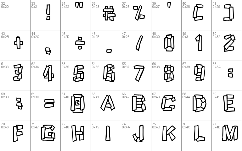 Funky Stoneage Font