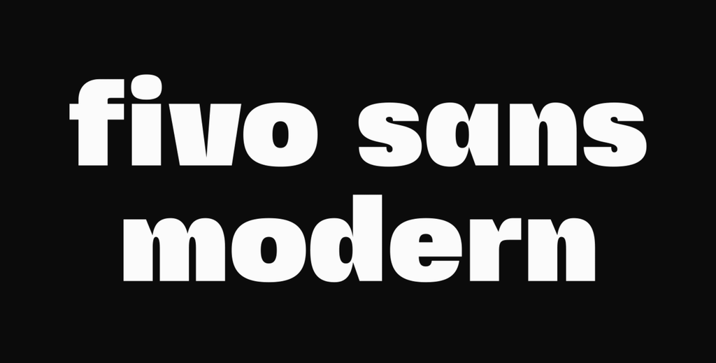 Fivo Sans Modern