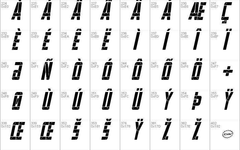 Frank-n-Plank Condensed Italic