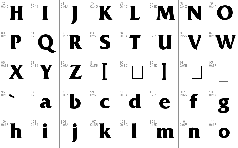 Frizz_Quadrata-Bold Windows font - free for Personal