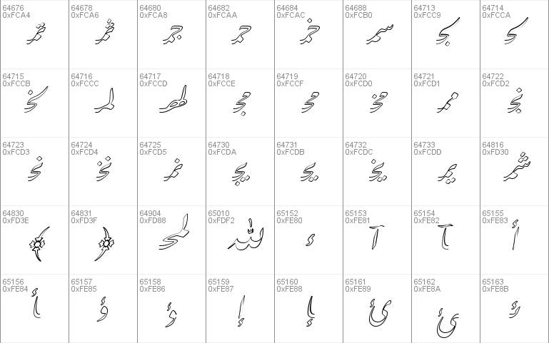 Farsi Simple Outline