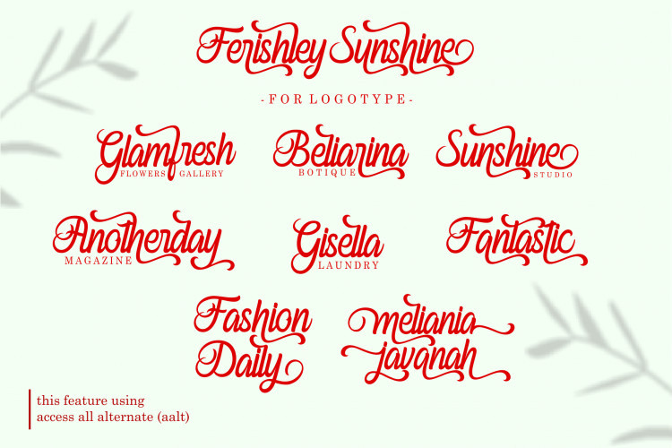 Ferishley Sunshine design