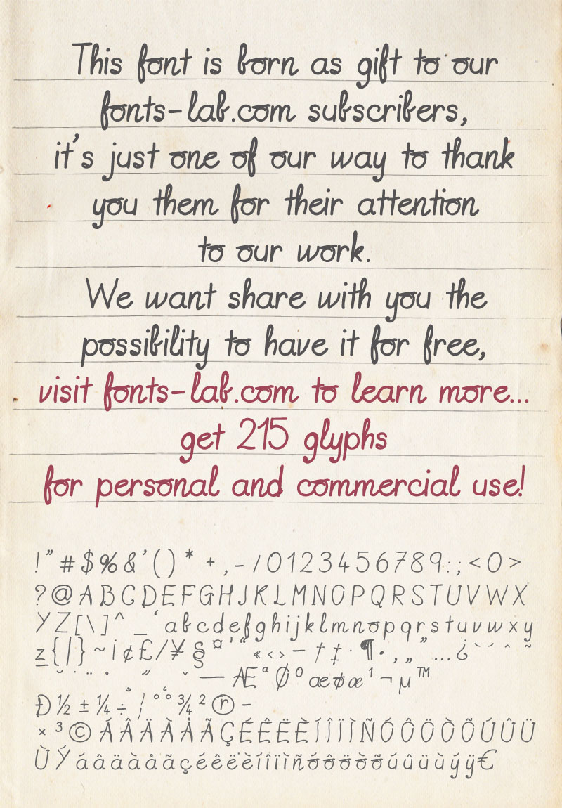 Fonts-lab Gift