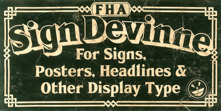 FHA Sign Devinne