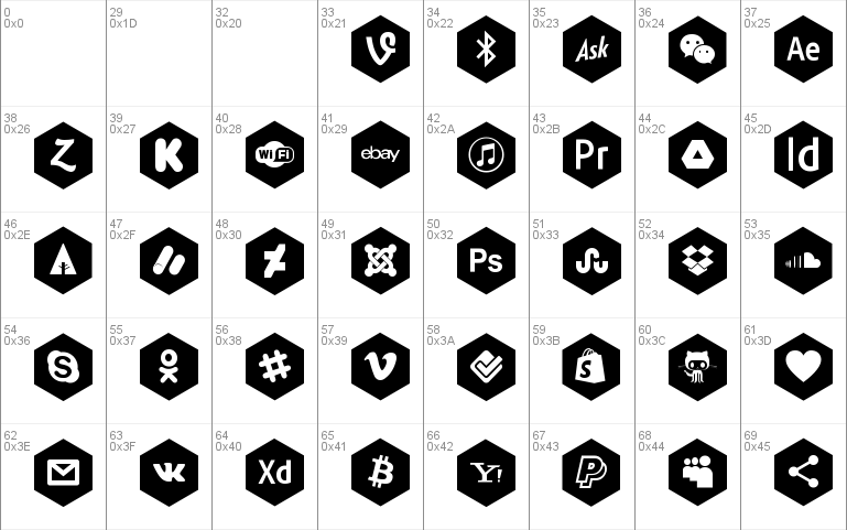 font icons 120
