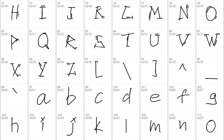 FirstFont Windows font - free for Personal