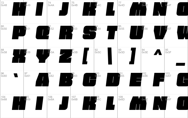 FREE FAT FONT Windows font - free for Personal