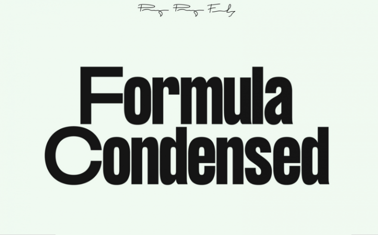 Formula Condensed