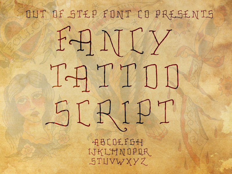 Fancy Tattoo Script