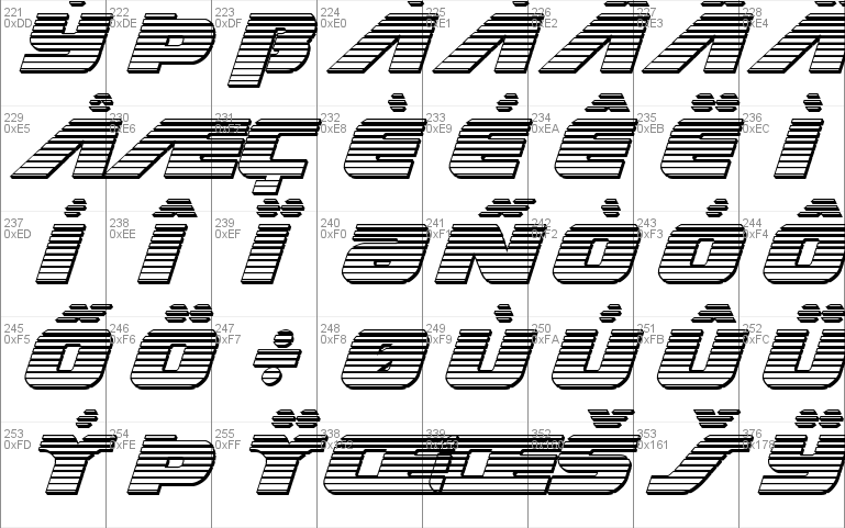 Federal Escort Chrome Italic