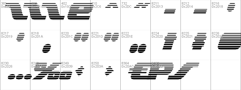 Federal Escort Scanlines Italic