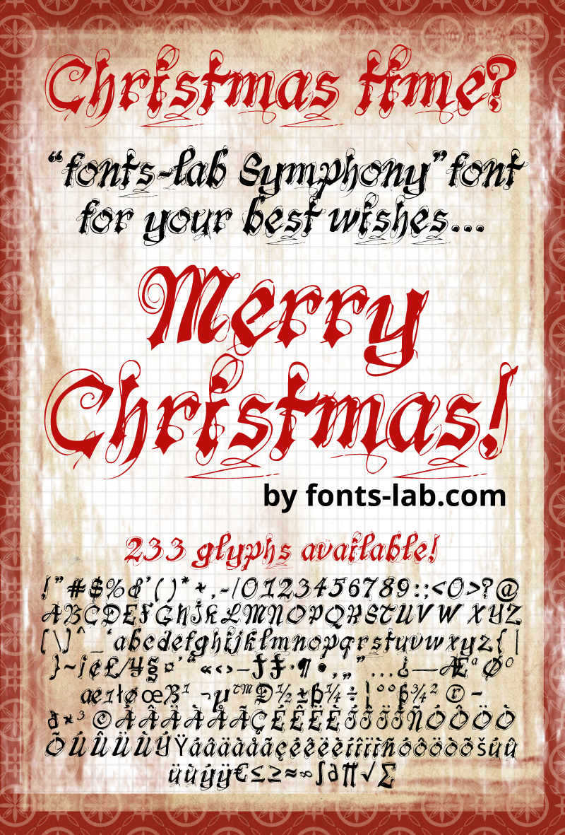 fonts-lab Symphony_demo