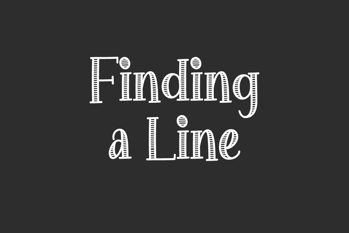 Finding A Line Demo