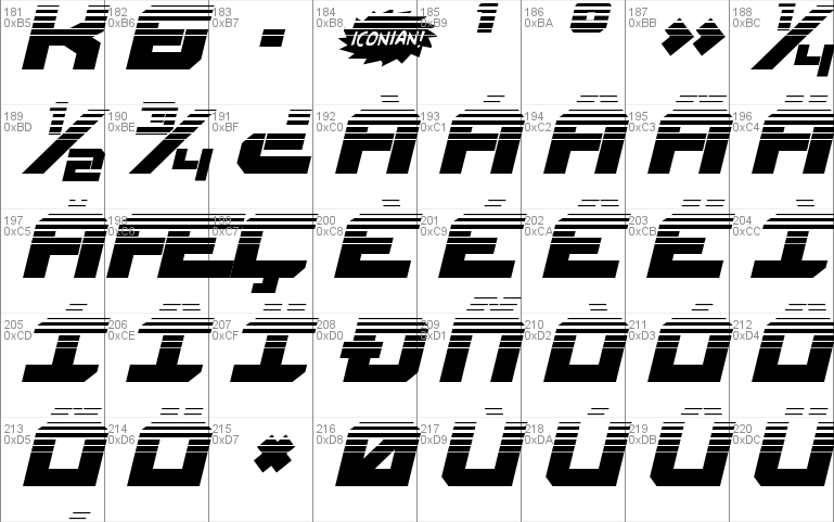 Gearhead Halftone Italic