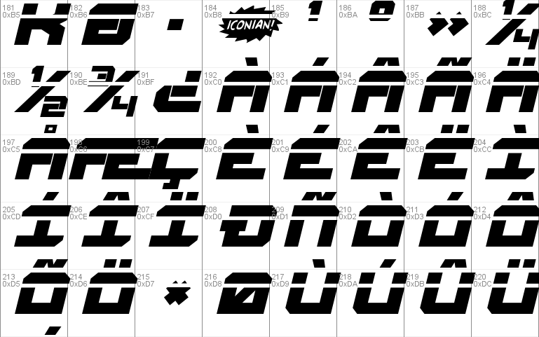 Gearhead Laser Italic