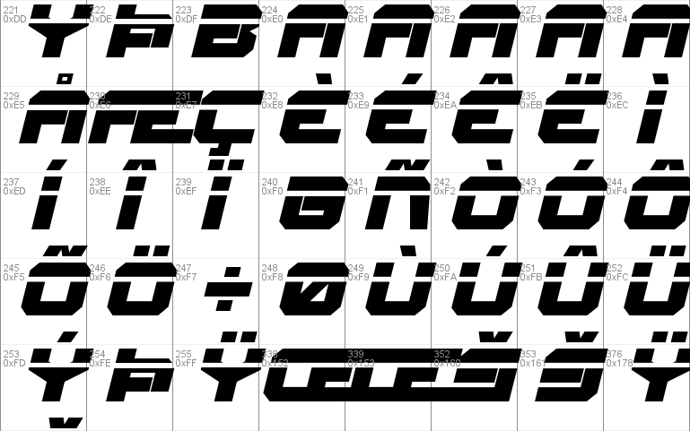 Gearhead Laser Italic