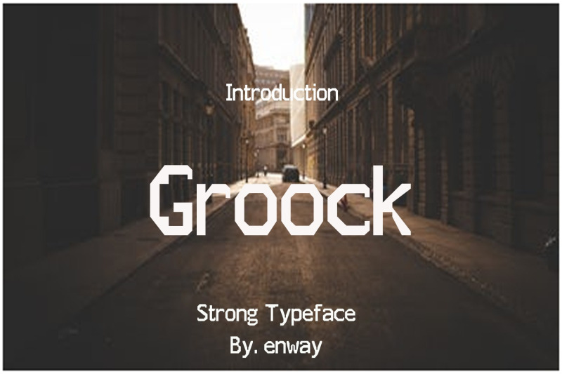 Groock Sans Serif personal use