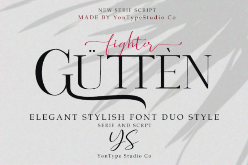 Guttenfighter serif demo