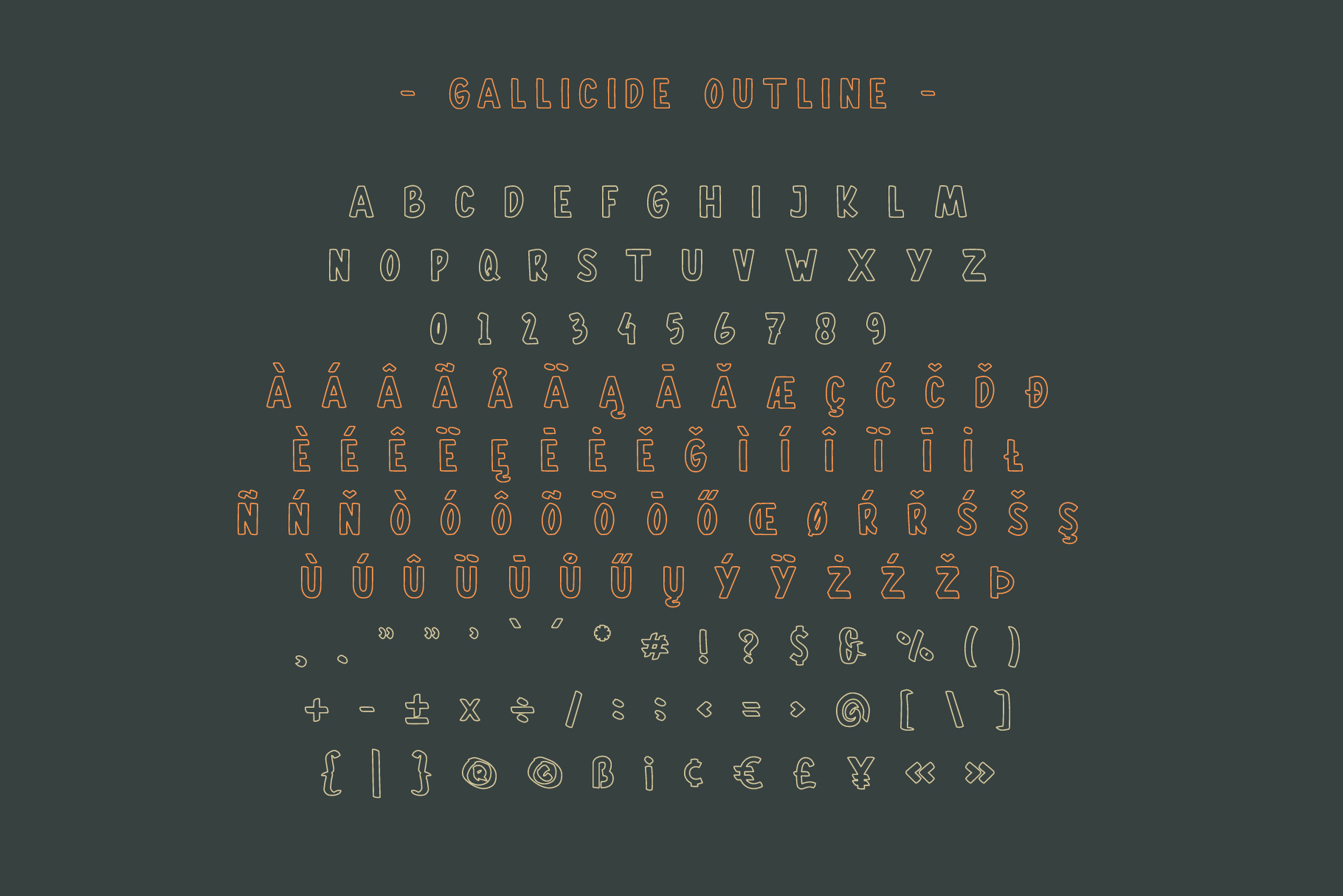 Gallicide Demo Font Free For Personal