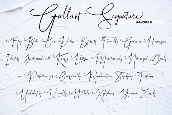 Gallant Signature