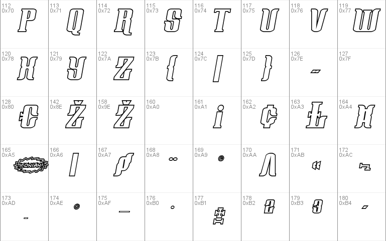 Gentleman Caller Outline Italic