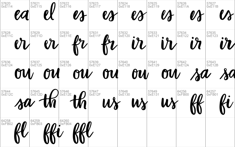 Garden Grown US Windows Font - Free For Personal