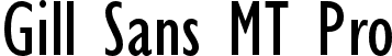 Gill Sans MT Pro