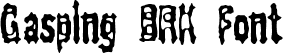 Gasping BRK Font