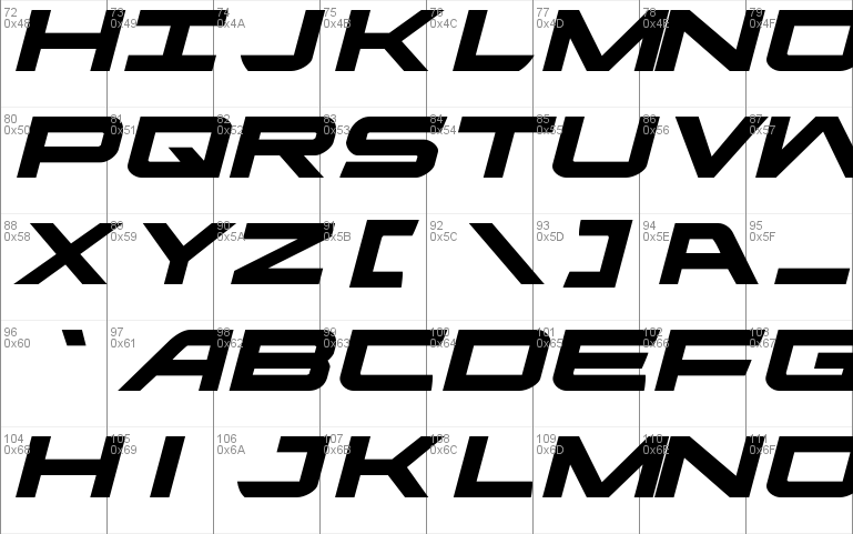 Ghost Clan Expanded Italic