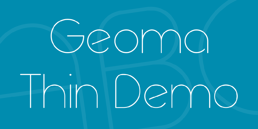 Geoma Thin Demo