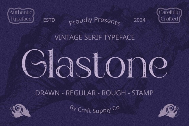 Glastone Vintage Demo Stamp