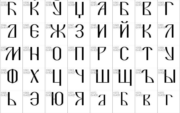 GORAN Font