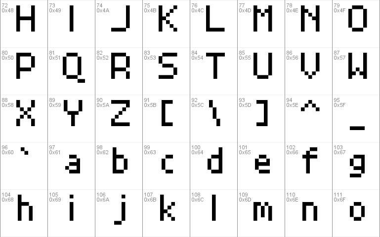 Grand9K Pixel Regular Font